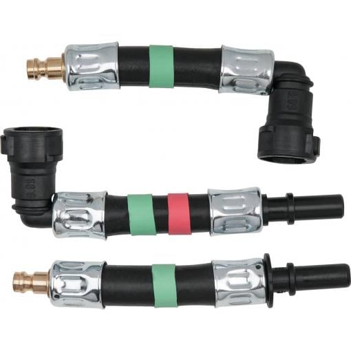 KS Tools 150.1867 Sada adaptérů SAE, 3 ks, 10 x 20 mm (zelená)