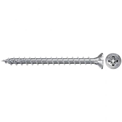 Fischer 562067 šroub ze zápustnou hlavou 4 mm 15 mm křížová drážka Pozidriv ocel galvanizováno zinkem 200 ks