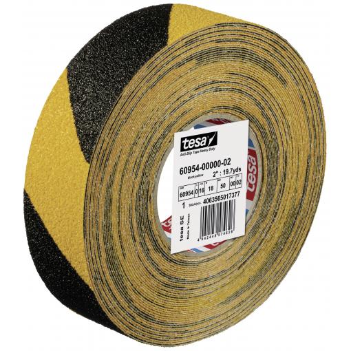 tesa ANTI-RUTSCH 60954-00000-02 protiskluzová páska tesa® černožlutá (d x š) 18 m x 50 mm 1 ks
