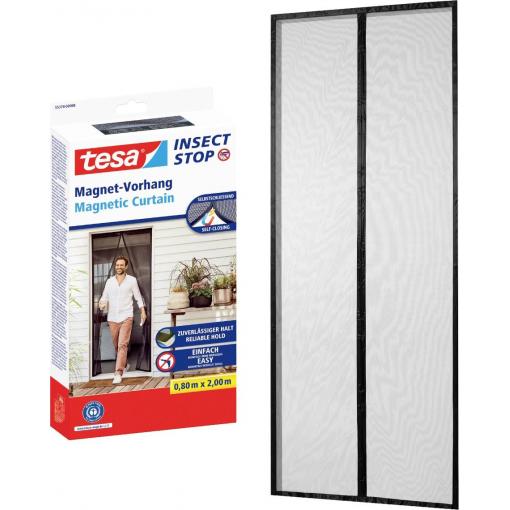 tesa Fliegengitter 55374-00000-00 Magnetický závěs (š x v) 0.80 m x 2.00 m antracitová 1 ks