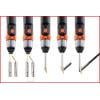 KS Tools 150.1010 Sada na opravu plastů v plastovém pouzdře, 134 ks