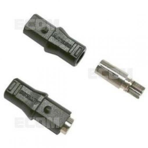 Napájecí zásuvka SH4.0U-F, 1pin, 35 A, černá