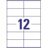 Avery-Zweckform 3424-200 univerzální etikety 105 x 48 mm papír bílá 2640 ks trvalé barevná laserová tiskárna, laserová tiskárna, barevná kopírka, kopírka,