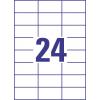 Avery-Zweckform 3658-200 univerzální etikety 64.6 x 33.8 mm papír bílá 4800 ks trvalé barevná laserová tiskárna, laserová tiskárna, barevná kopírka, kopírka,