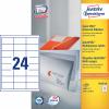 Avery-Zweckform 3658-200 univerzální etikety 64.6 x 33.8 mm papír bílá 4800 ks trvalé barevná laserová tiskárna, laserová tiskárna, barevná kopírka, kopírka,