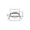 Brumberg 39363173 39363173 LED stavební reflektor, LED, 6 W, bílá