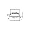 Brumberg 39463173 39463173 LED stavební reflektor, LED, 6 W, bílá
