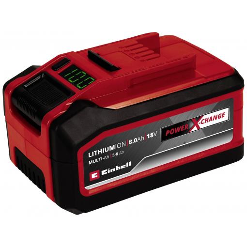 Einhell 4511600 PXC Plus 18V 5-8 Ah Multi-Ah Power X-Change náhradní akumulátor pro elektrické nářadí 18 V 5 Ah, 8 Ah Li-Ion