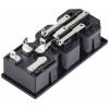 TRU COMPONENTS TC-10475852 IEC zástrčka C13/C14 C 13, 14 zásuvka, vestavná vertikální, zástrčka, vestavná rovná Počet kontaktů: 3 10 A černá 1 ks