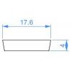 Deko Light 988028 I-01-12 zakrytí plast (š x v x h) 17.60 x 4 x 3000 mm 3 m