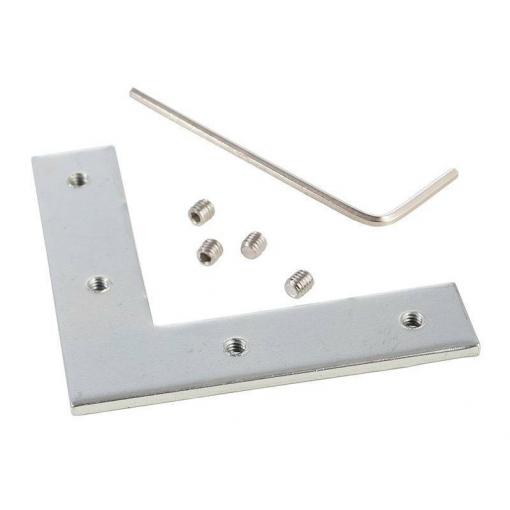 Deko Light 987027 Nutenstein / Eckverbinder 90° Rohový konektor kov (š x v) 12 mm x 2 mm 1 ks