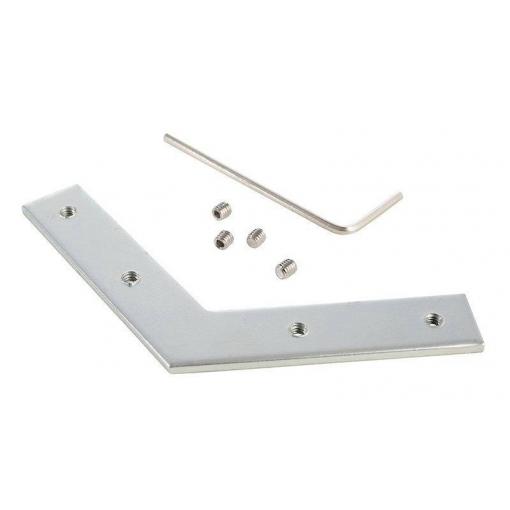 Deko Light 987026 Nutenstein / Eckverbinder 120° Rohový konektor kov (š x v) 12 mm x 2 mm 1 ks