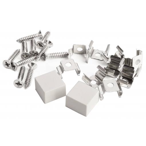 Deko Light 930531 Montageset für D Flex Line 10,0 x 10,0 mm montážní sada nerezová ocel 1 ks