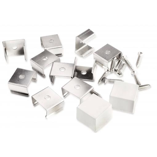 Deko Light 930533 Montageset für D Flex Line 16,0 x 15,0 mm montážní sada nerezová ocel 1 ks