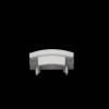 Deko Light 978511 F-AU-01-10 sada koncovek plast (š x v x h) 6 x 8.50 x 16 mm 1 ks