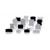 Deko Light 978532 F-AU-01-15 sada koncovek plast (š x v x h) 6 x 8.50 x 21 mm 1 ks