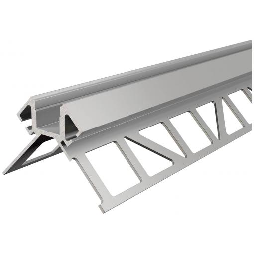 Deko Light 975351 EV-02-08 Dlaždicový profil hliník (š x v x h) 42 x 42 x 2500 mm 2.50 m
