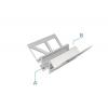 Deko Light 975344 EV-01-08 Dlaždicový profil hliník (š x v x h) 43 x 43 x 3000 mm 3 m