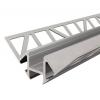 Deko Light 975371 EV-01-12 Dlaždicový profil hliník (š x v x h) 49 x 49 x 2500 mm 2.50 m