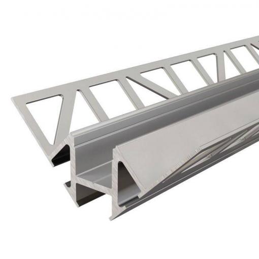 Deko Light 975371 EV-01-12 Dlaždicový profil hliník (š x v x h) 49 x 49 x 2500 mm 2.50 m