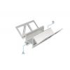 Deko Light 975375 EV-01-12 Dlaždicový profil hliník (š x v x h) 49 x 49 x 2500 mm 2.50 m