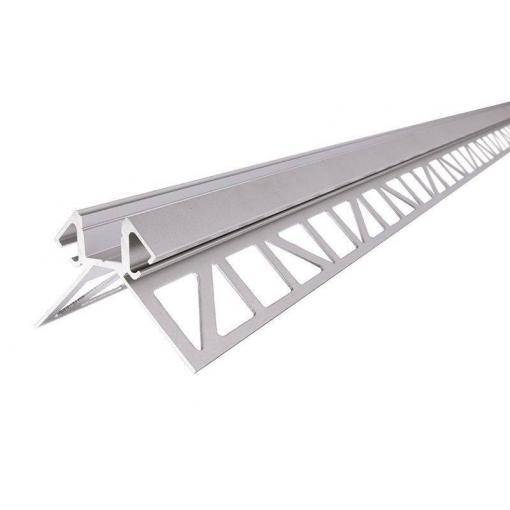 Deko Light 975353 EV-02-08 Dlaždicový profil hliník (š x v x h) 42 x 42 x 3000 mm 3 m