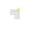 Deko Light 975360 EL-03-12 Dlaždicový profil hliník (š x v x h) 14 x 40 x 1250 mm 1.25 m