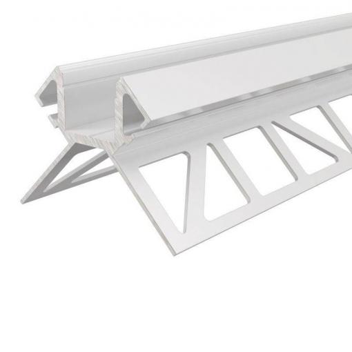 Deko Light 975385 EV-02-12 Dlaždicový profil hliník (š x v x h) 45 x 45 x 2500 mm 2.50 m
