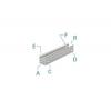 Deko Light 970181 AU-02-05 U profil hliník (š x v x h) 9 x 9 x 2000 mm 2 m