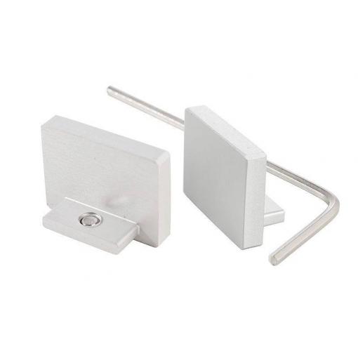 Deko Light 980020 P-AU-10-12 sada koncovek hliník (š x v x h) 8 x 13.60 x 18.20 mm 1 ks
