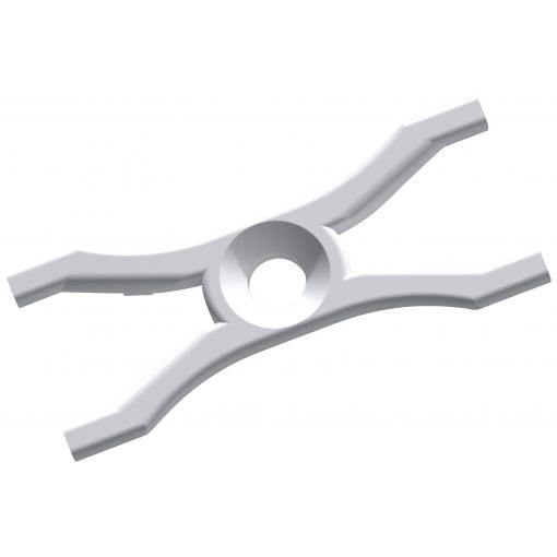 Deko Light 980023 Montageclip, Set (2 Stk.) Mounting clip plast (š x v x h) 13 x 3.20 x 32 mm 2 ks