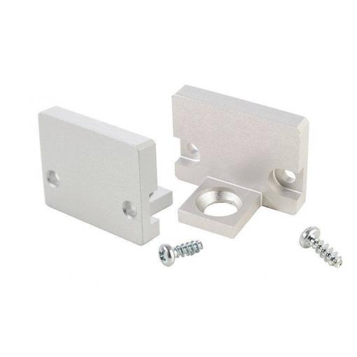 Deko Light 980021 P-AU-10-12 sada koncovek hliník (š x v x h) 11 x 13.60 x 18.20 mm 1 ks