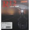 LED žárovky H7 R12, 10–30 V DC, bílé, pár