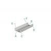 Deko Light 970043 AU-01-12 U profil hliník (š x v x h) 18 x 7 x 2000 mm 2 m