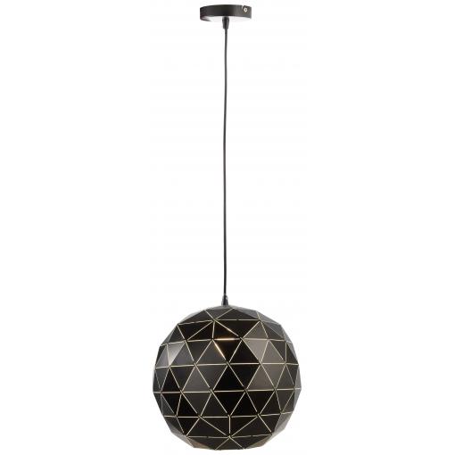 Deko Light Asterope rund 500 342134 závěsné světlo LED, halogenová žárovka E27 40 W černá