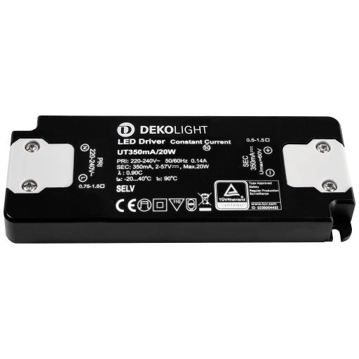 Deko Light FLAT, CC, UT LED driver konstantní proud 20 W 0.35 A 2 - 57 V/DC 1 ks
