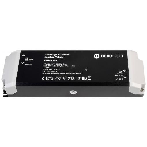 Deko Light OCTO, DIM, CC, RSM napájecí zdroj pro LED konstantní napětí 100 W 2700 mA - 8.30 A 12 V/DC 1 ks