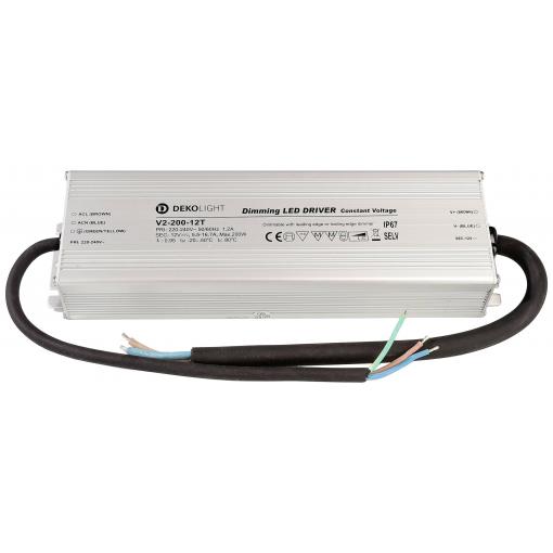 Deko Light IP, DIM CV napájecí zdroj pro LED konstantní napětí 200 W 5500 mA - 16.70 A 12 V/DC 1 ks