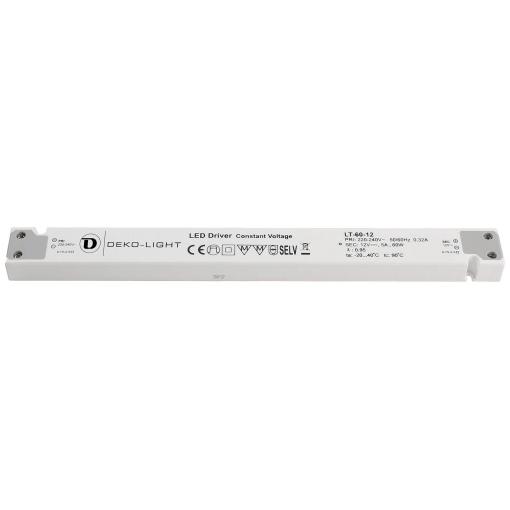 Deko Light LONG-FLAT, CV napájecí zdroj pro LED konstantní napětí 0 mA - 5 A 12 V/DC 1 ks