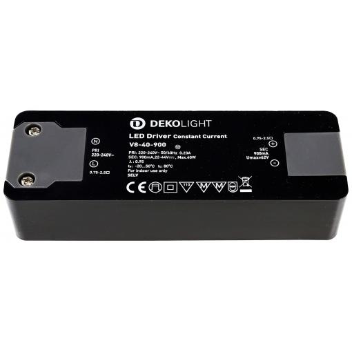 Deko Light BASIC, CC, V8-40-900/40W LED driver konstantní proud 40 W 0.90 A 22 - 44 V/DC 1 ks