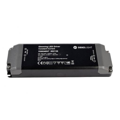 Deko Light BASIC, DIM, CC, D50040NT/40W LED driver konstantní proud 40 W 0.50 A 40 - 80 V/DC 1 ks