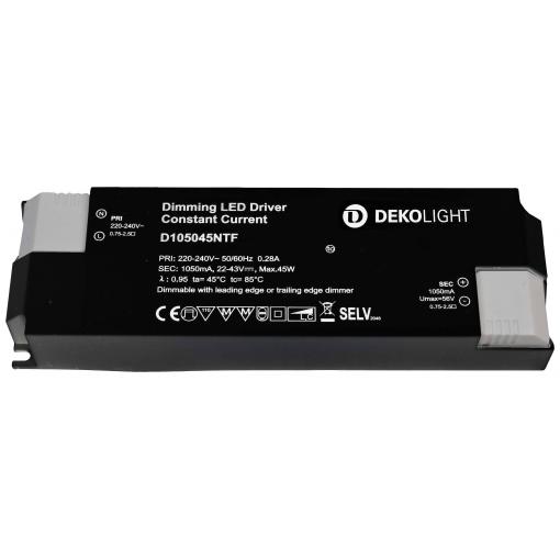 Deko Light BASIC, DIM, CC LED driver konstantní proud 45 W 1.05 A 22 - 43 V/DC 1 ks