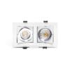 Deko Light Kardan II 110101 kroužek pro stropní montáž LED, halogenová žárovka GU5.3, MR 16 50 W stříbrná