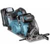 Makita HS012GD201 aku ruční kotoučová pila, max. řez 57 mm, vč. 2x aku, vč. nabíječky, kufřík, 1300 W, 40 V, 2.5 Ah, HS012GD201