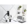 Durable SELECT PLUS držák na stůl pro monitor 1 Displej: (s) 81,3 cm (32) stříbrná otočný, nastavitelná výška, naklápěcí, nakláněcí