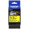 Brother HSe HSE631E Barva pásky: žlutá Barva písma:černá 11.2 mm 1.5 m