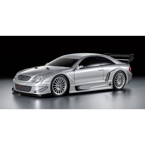 Tamiya TT-02 1:10 RC 2002 Mercedes-Benz CLK AMG Racin komutátorový 1:10 RC model auta elektrický sportovní auto 4WD (4x4) stavebnice