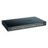 D-Link DGS-1250-52XMP/E síťový switch RJ45/SFP+, 48 + 4 porty, 176 Gbit/s, funkce PoE