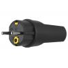 REV Ritter 4008297120902 zástrčka plast 250 V černá IP44