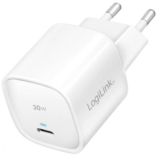LogiLink PA0279 USB nabíječka 30 W vnitřní, do zásuvky (230 V) Výstupní proud (max.) 3 A Počet výstupů: 1 x USB-C® zásuvka (nabíjení) USB Power Delivery